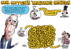 MITCH'S MAZES by Dave Whamond