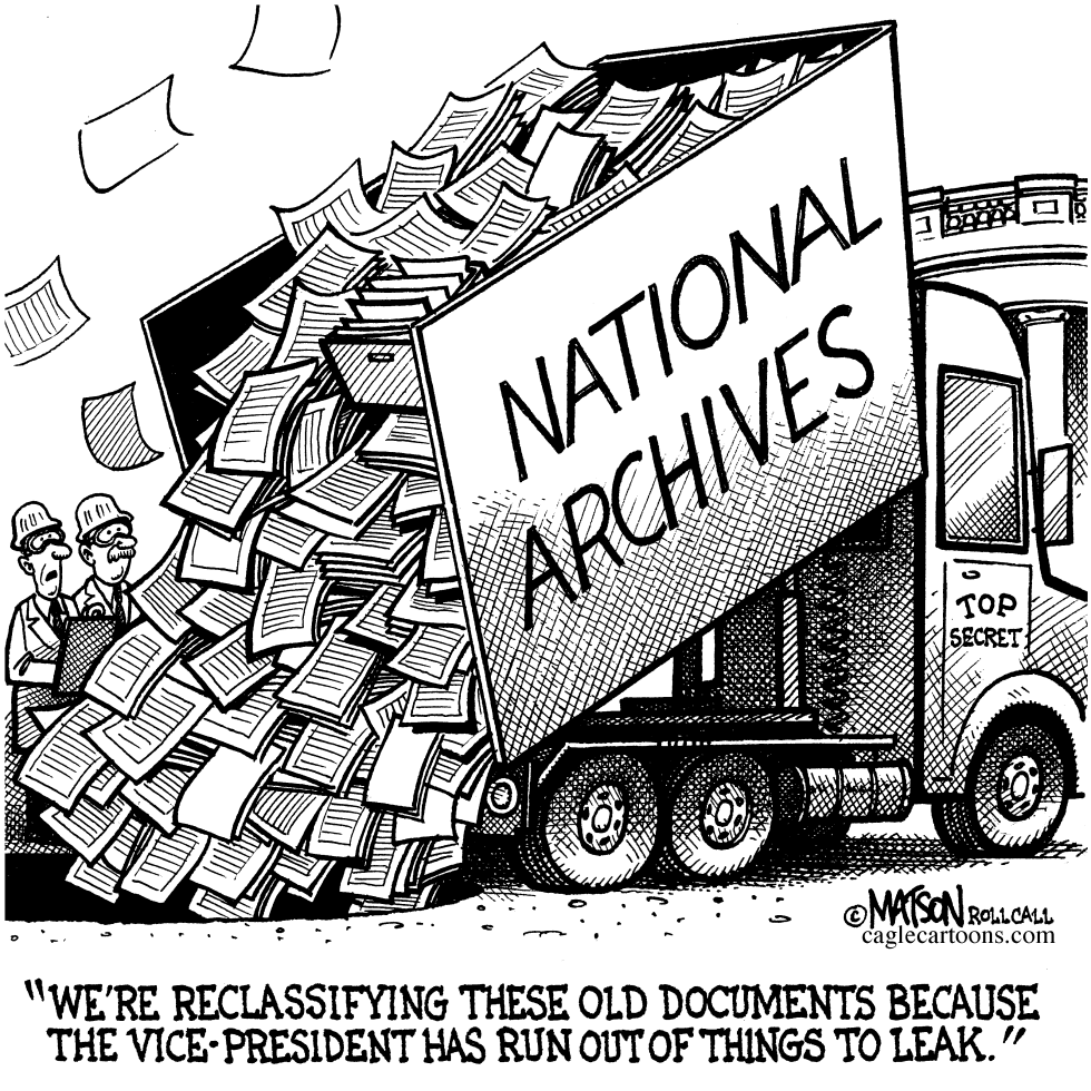 Old Documents Are Reclassified So Cheney Can Leak Them