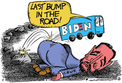 BIDEN CRUZIN' ALONG by Randall Enos