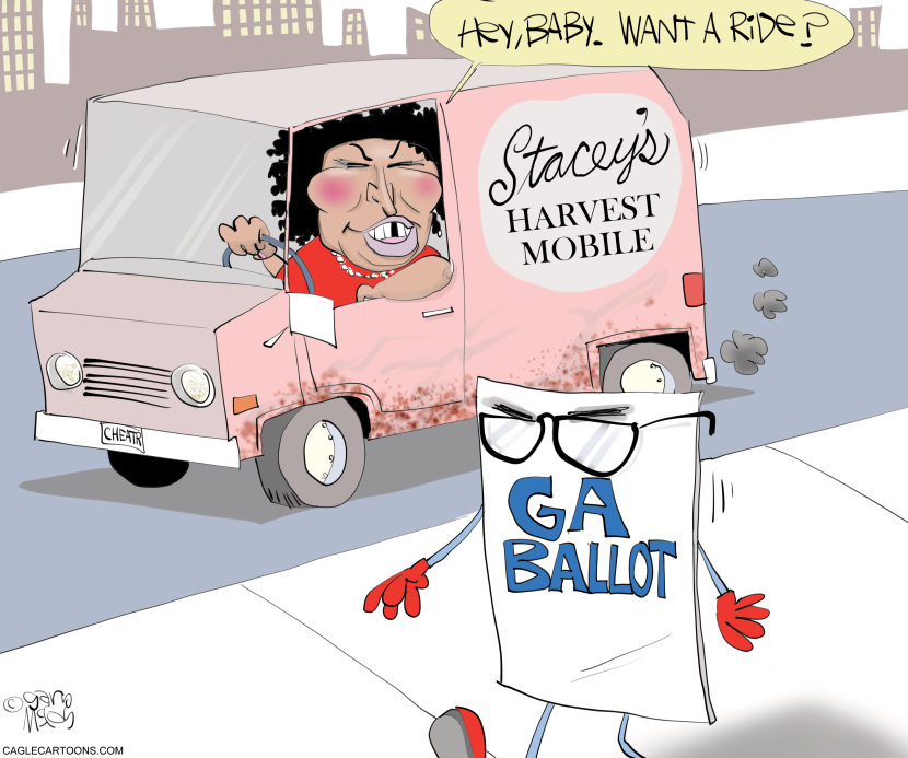 Stacey Abrams Harvesting