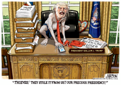PRESIDENT GOLLUM J TRUMP by R.J. Matson