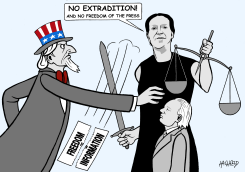 DELAY FOR ASSANGE by Rainer Hachfeld