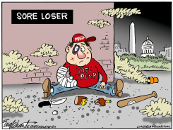 VERY SORE LOSER by Bob Englehart