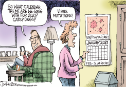COVID MUTATIONS by Joe Heller