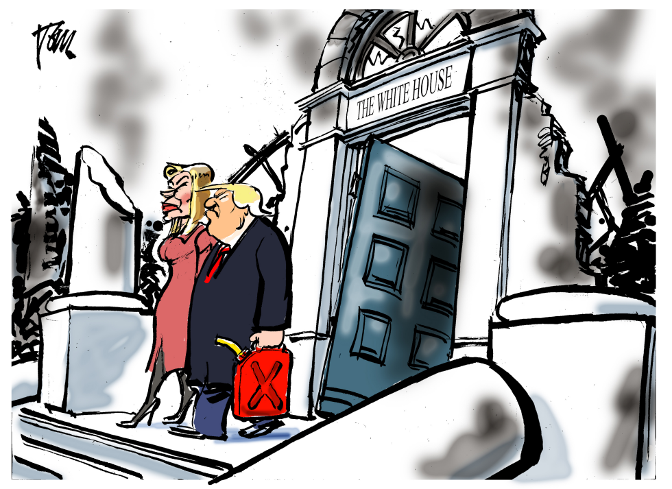 Trump departure