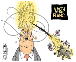 GOP MOTH GETS BURNED by John Cole