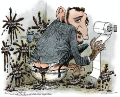 TED CRUZ MONKEY POOP by Daryl Cagle