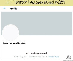 TWITTER BANS TRUMP by Gary McCoy