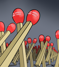 PARADE OF DEPLORABLES by Hajo de Reijger