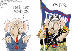 ELEPHANTS NEVER REGRET by Pat Bagley