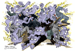 GOP INFIGHTING  by Daryl Cagle
