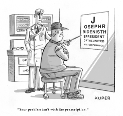 EYE CHART BLINDNESS by Peter Kuper