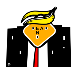 DEAD END TRUMP by Emad Hajjaj