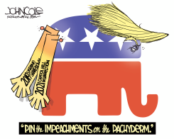 PIN THE IMPEACHMENT ON THE PACHYDERM by John Cole