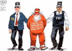 DUMB MAN WALKING by Pat Bagley