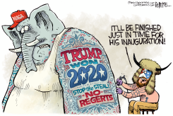 THAT'LL LEAVE A MARK by Rick McKee