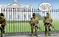 TRUMP CORNERED by Patrick Chappatte