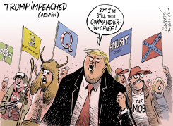 TRUMP IMPEACHED (AGAIN by Patrick Chappatte