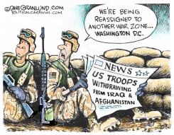 US TROOPS TO DC by Dave Granlund