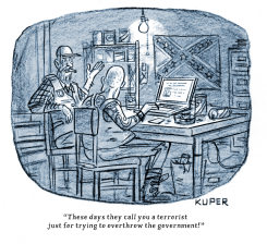 OVERTHROWING GOVERNMENT by Peter Kuper