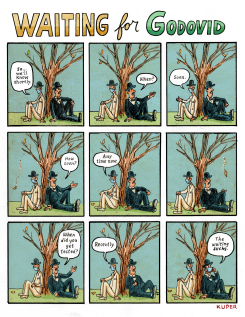 WAITING FOR COVID by Peter Kuper