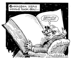 GREENSPAN BOOK DEAL by Sandy Huffaker