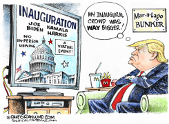 TRUMP AT MAR-A-LAGO BUNKER by Dave Granlund