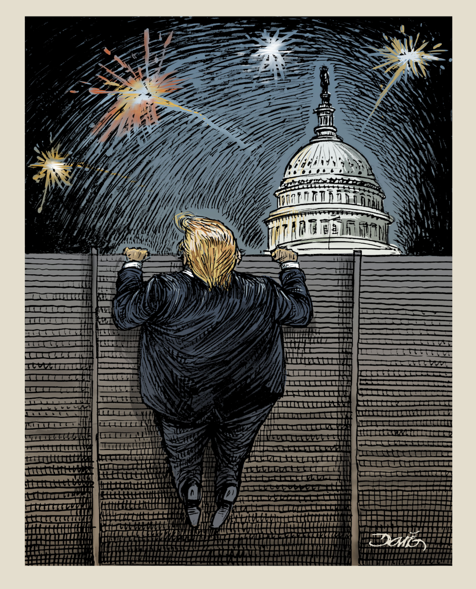 Behind the wall
