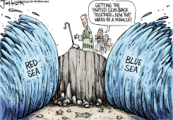 DIVIDED NATION by Joe Heller