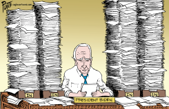 BIDEN ON THE JOB by Bruce Plante