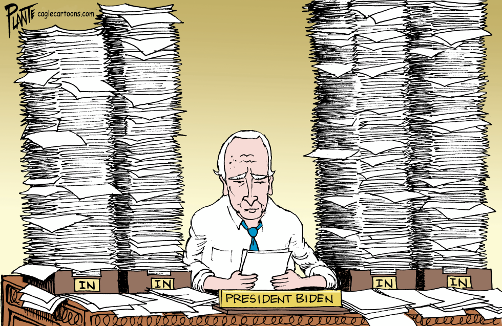 Biden on the job