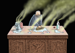 BIDEN CLEANS UP by Marian Kamensky