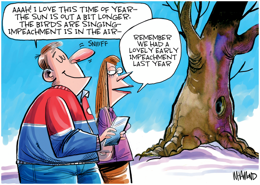 It's the time of the season for impeachment