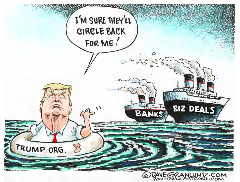 Trump losing bank and biz ties