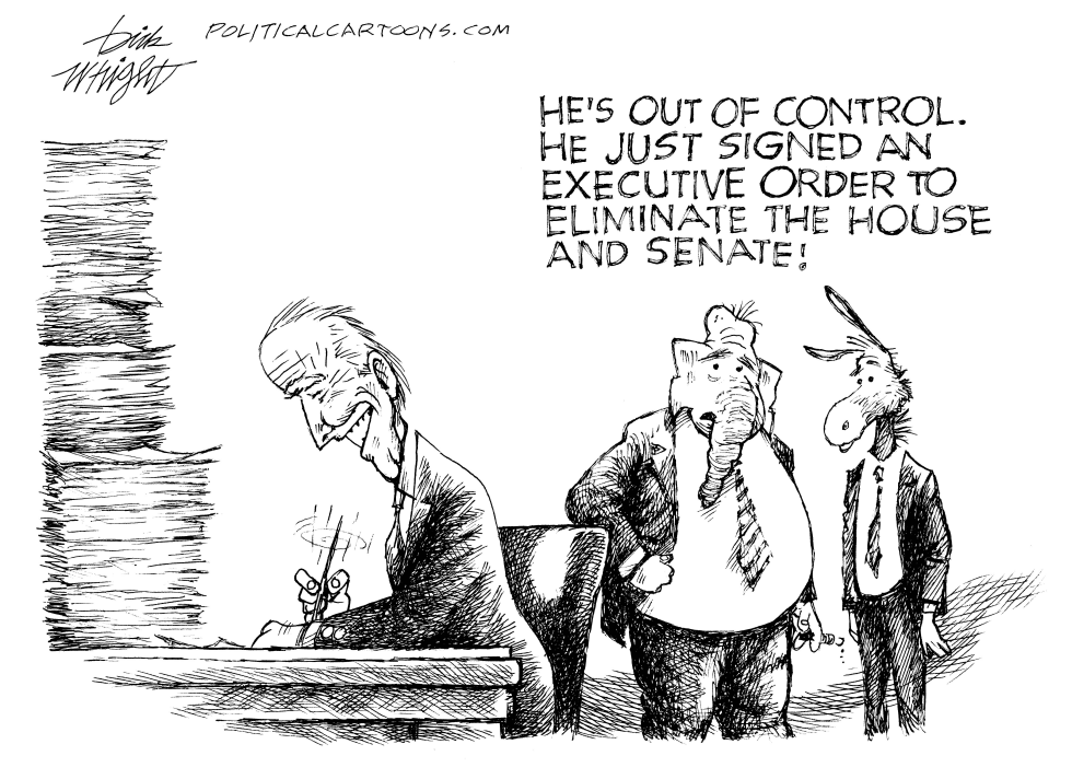 Biden signing too many exec orderers