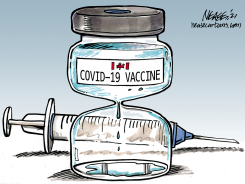 VACCINE SHORTAGE by Steve Nease