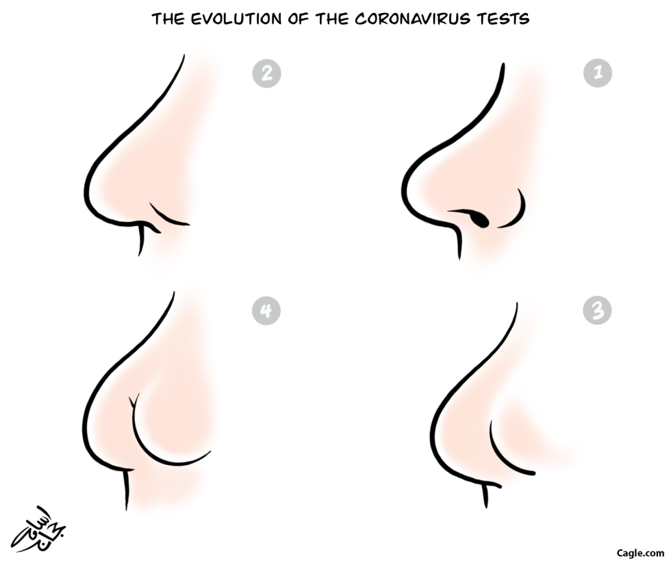The Evolution of the Coronavirus Tests