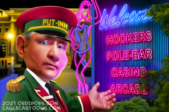 PUTIN INN by Bart van Leeuwen