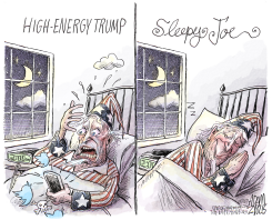 SLEEPY JOE by Adam Zyglis