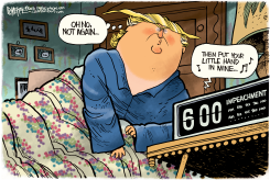 TRUMP GROUNDHOG DAY by Rick McKee
