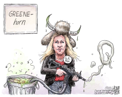 MARJORIE TAYLOR GREENE by Adam Zyglis