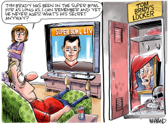 TOM BRADY'S 10TH SUPER BOWL by Dave Whamond