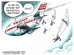TRUMP LEGAL TEAM BAILS OUT by Dave Granlund