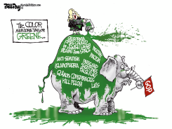 GREENE ELEPHANT by Bill Day