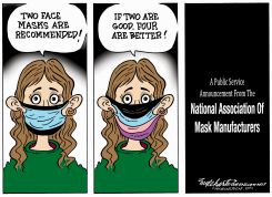 COVID PROFIT MOTIVE by Bob Englehart