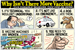WHY ISN'T THERE MORE VACCINE by Monte Wolverton