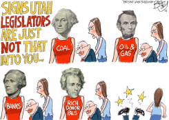 UTAH: CAMPAIGN MONEY by Pat Bagley