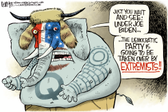 GOP QANON by Rick McKee