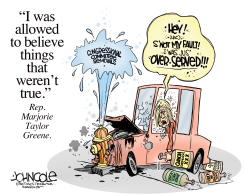 MARJORIE TAYLOR GREENE EXCUSES by John Cole