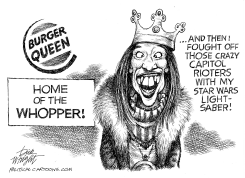 AOC BURGER QUEEN by Dick Wright
